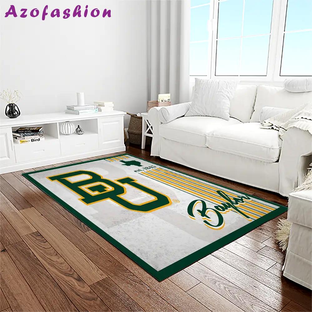 Ncaa baylor bears sport basketball and foolball team logo rectangle area rug bb26 Rectangle Rug