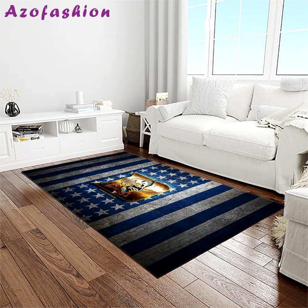 Ncaa duke blue devils college sport basketball and foolball team logo rectangle area rug dbs04 Rectangle Rug