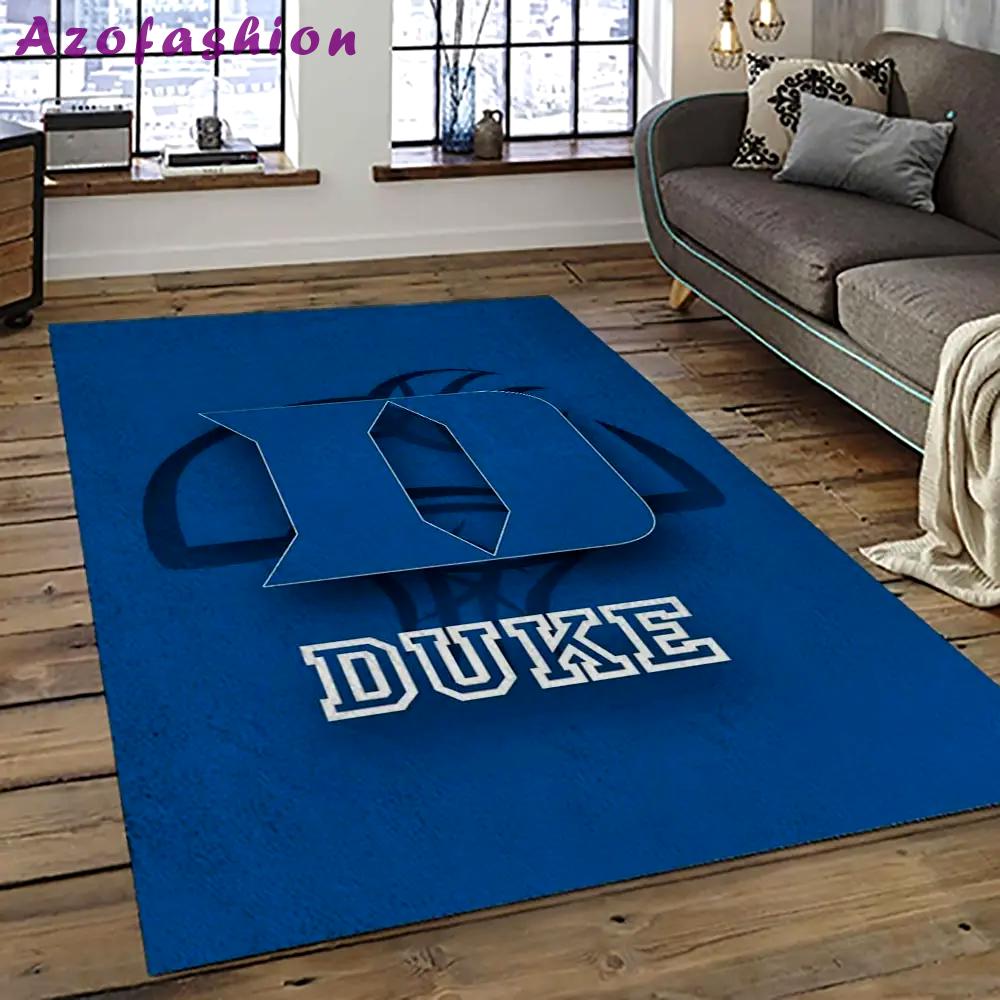 Ncaa duke blue devils football team logo sport carpet area rug home decor best gift for friends dkbd26 Rectangle Rug