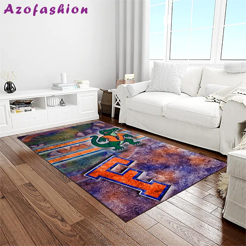 Ncaa florida gators college sport basketball and foolball team logo rectangle area rug fg07 Rectangle Rug
