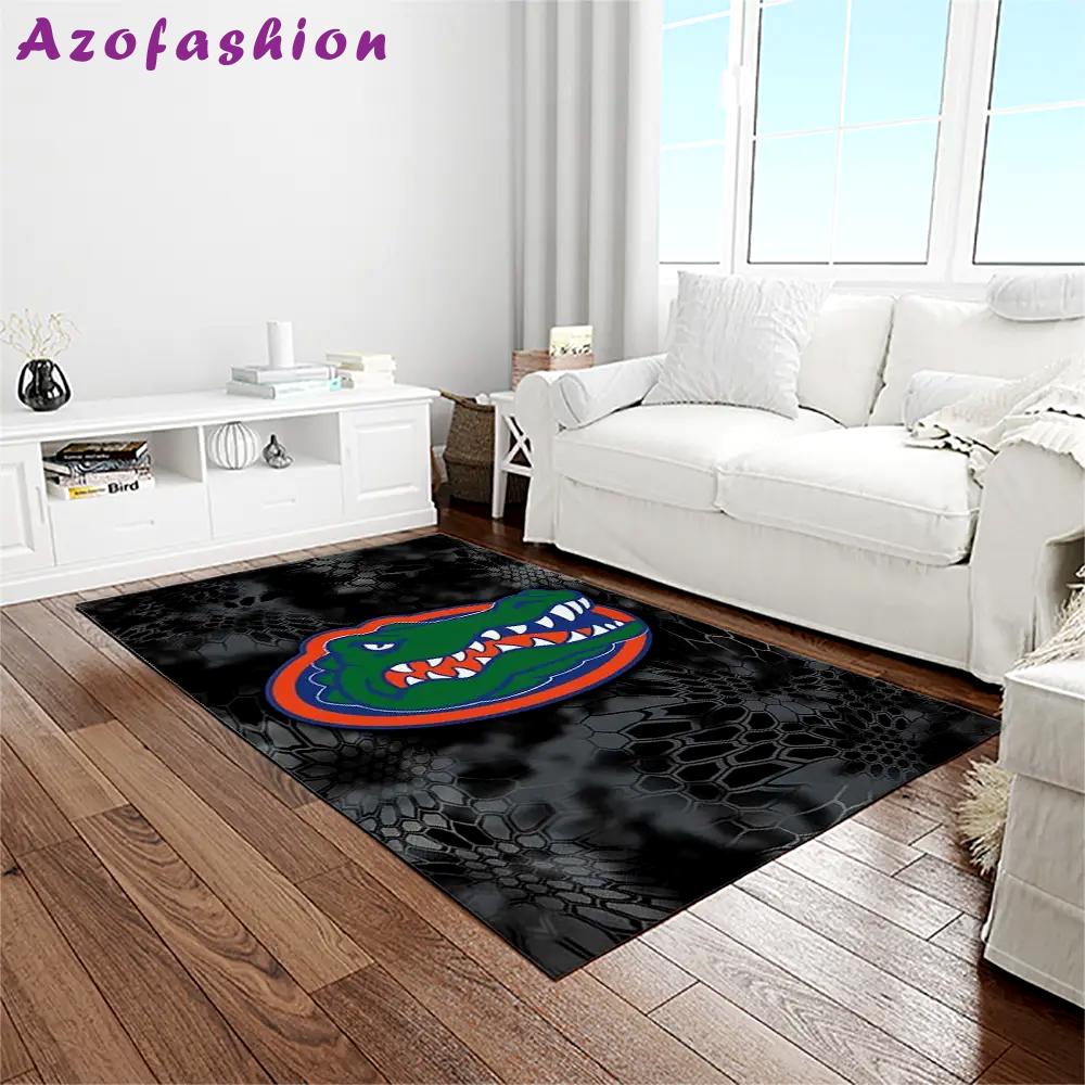 Ncaa florida gators college sport basketball and foolball team logo rectangle area rug fg19 Rectangle Rug