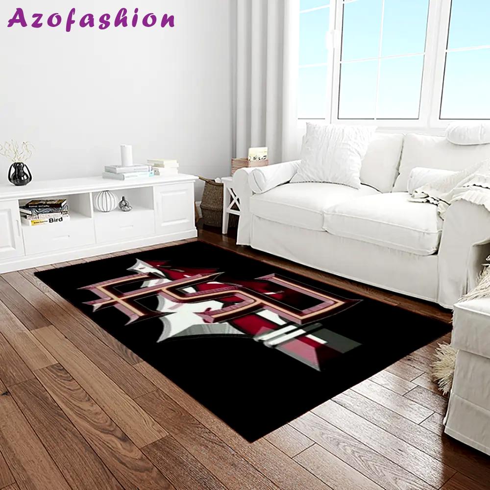 Ncaa florida state seminoles sport basketball and foolball team logo rectangle area rug fss20 Rectangle Rug