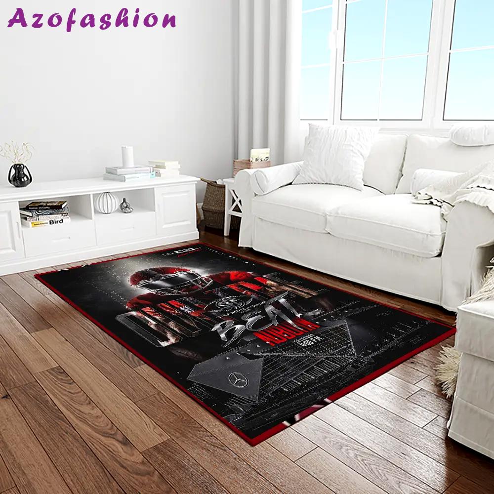 Ncaa georgia bulldogs college sport basketball and foolball team logo rectangle area rug gbs05 Rectangle Rug