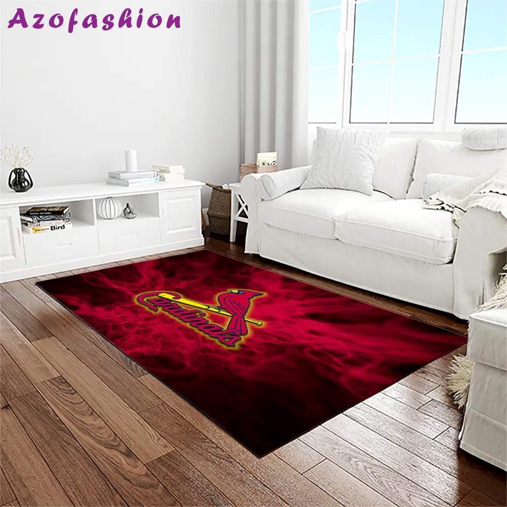 Ncaa louisville cardinals college sport basketball and foolball team logo rectangle area rug lics48 Rectangle Rug