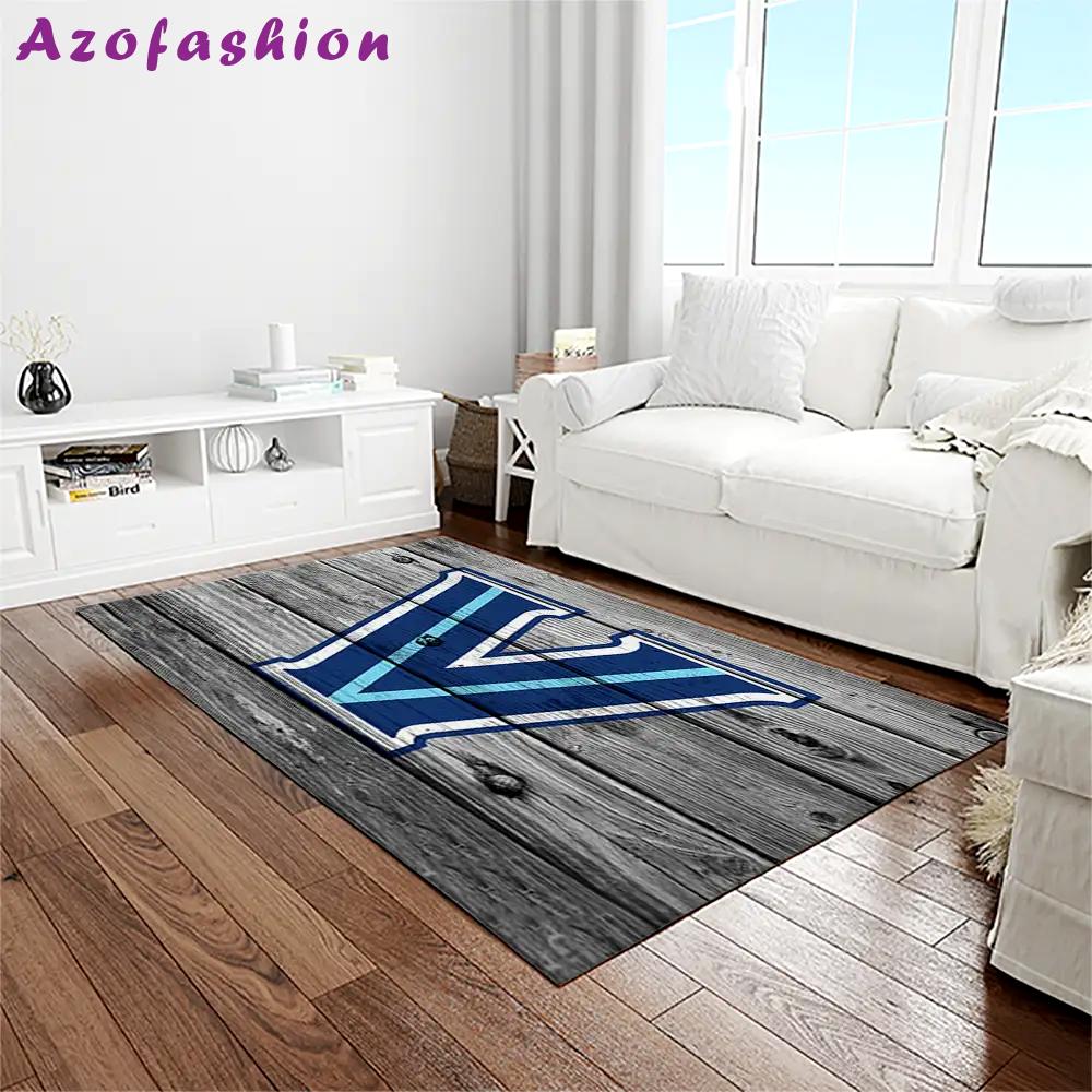 Ncaa villanova wildcats sport basketball and foolball team logo rectangle area rug vw18 Rectangle Rug