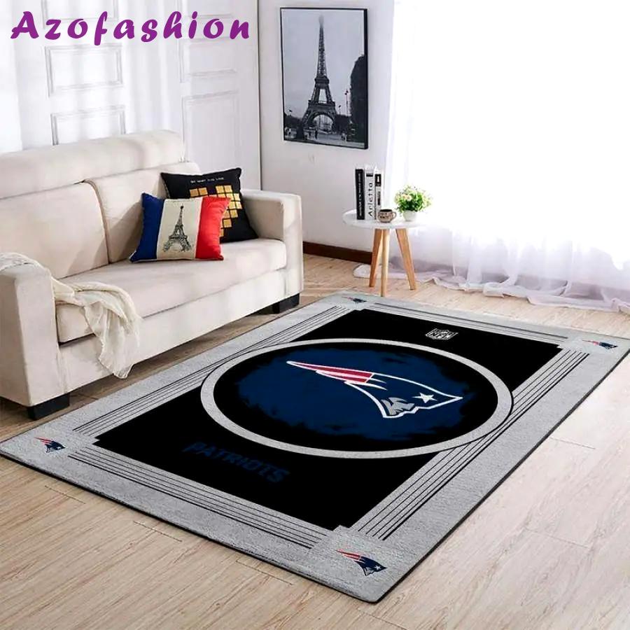 New england patriots area rug living room rug home decor nfl team logo 2002173 Rectangle Rug