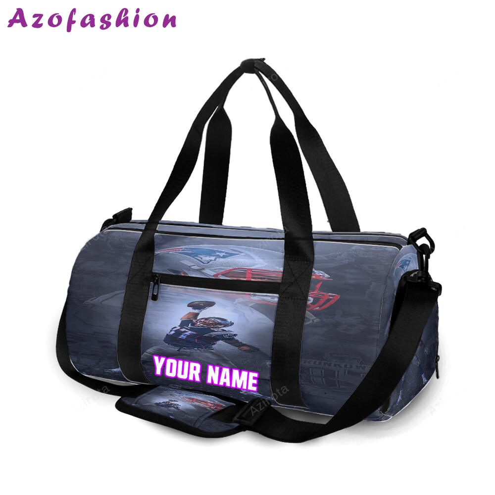 New england patriots gostkowski throwing personalized name travel bag gym bag 1440 Travel Bag