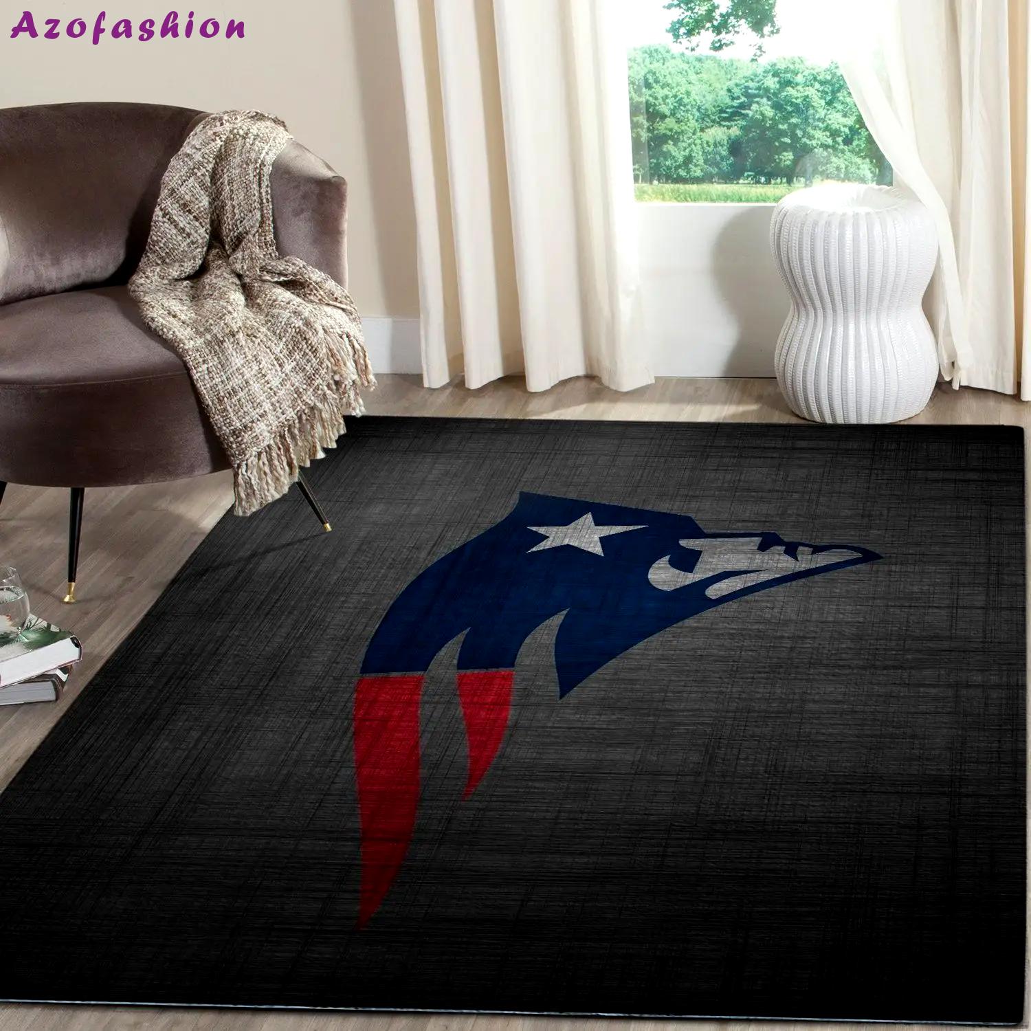 New england patriots nfl football carpet living room rug regtangle carpet v795 Rectangle Rug