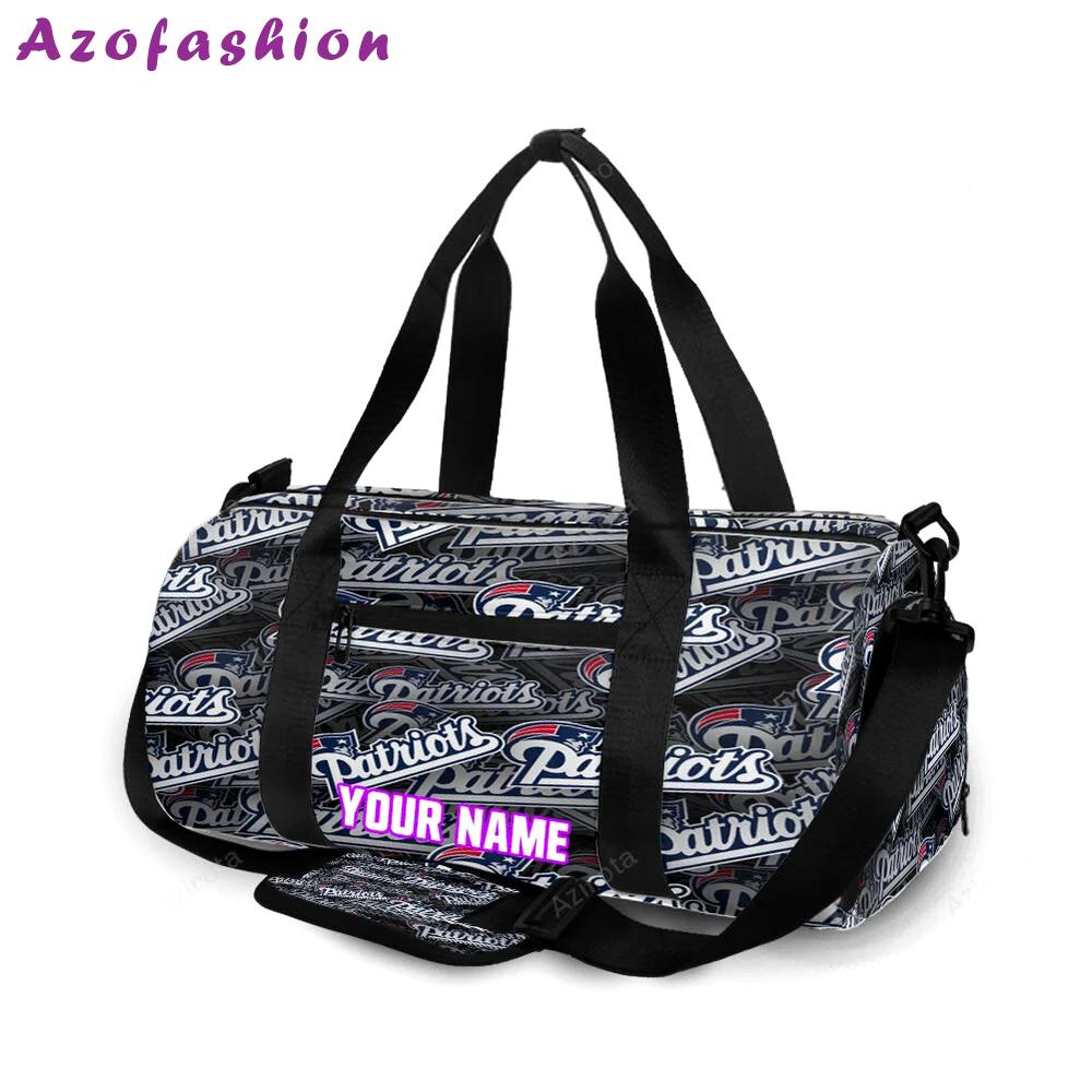 New england patriots6 personalized name travel bag gym bag 1623 Travel Bag