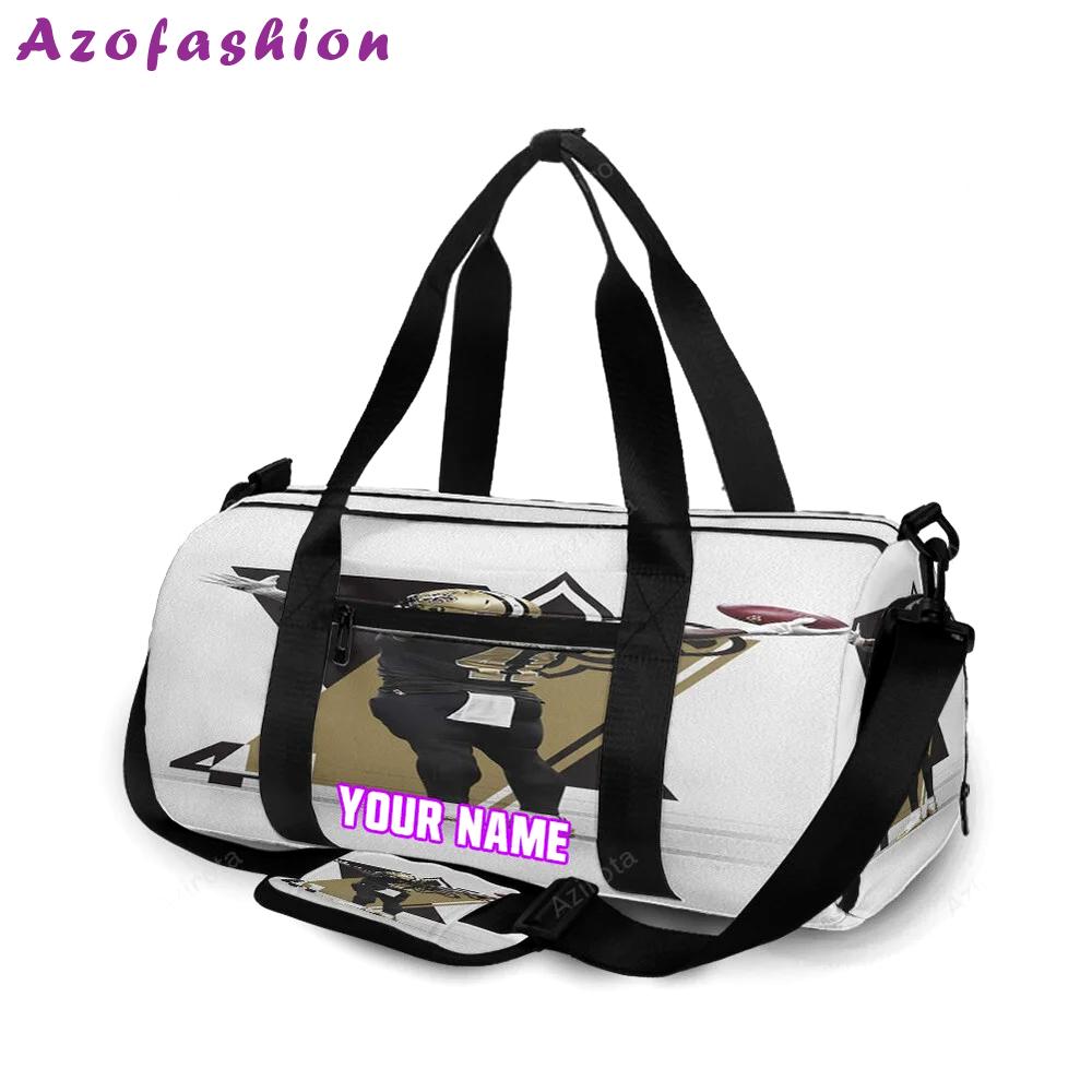 New orleans saints alvin kamara6 personalized name travel bag gym bag 775 Travel Bag