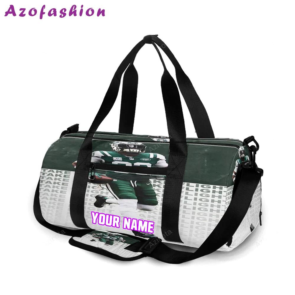 New york jets jamal adams1 personalized name travel bag gym bag 1426 Travel Bag