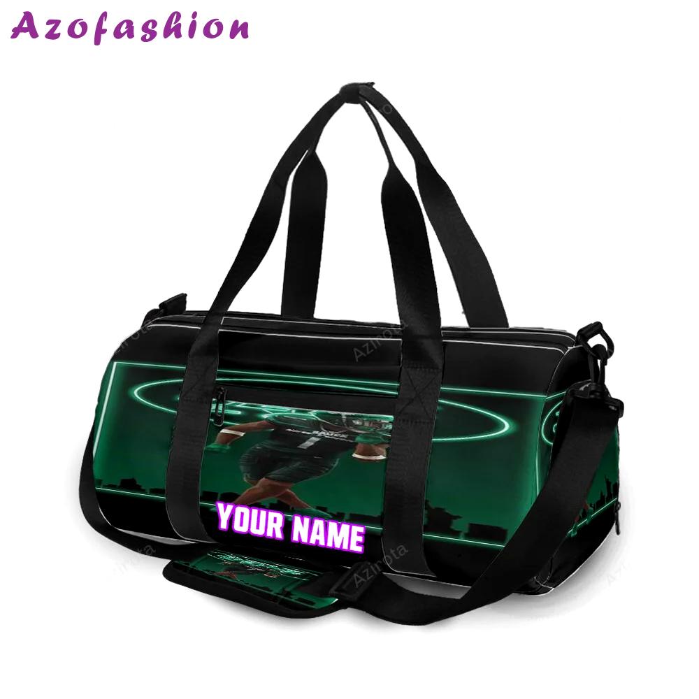 New york jets sauce gardner2 personalized name travel bag gym bag 715 Travel Bag