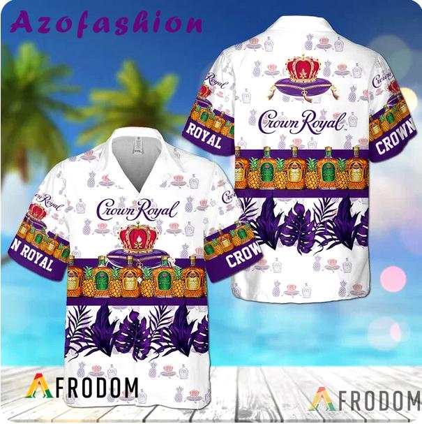 Newbasic tropical pineapple crown royal hawaii baseball jersey size s-5xl Hawaii Shirt Shorts & Flip Flops
