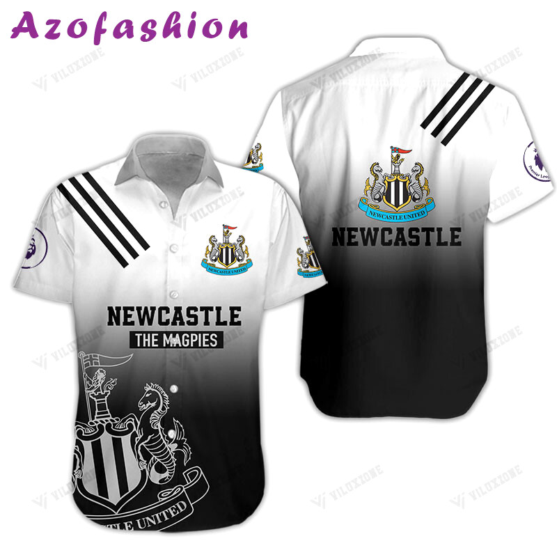 Newcastle united fc 3d full printing hawaiian shirt Hawaii Shirt Shorts & Flip Flops