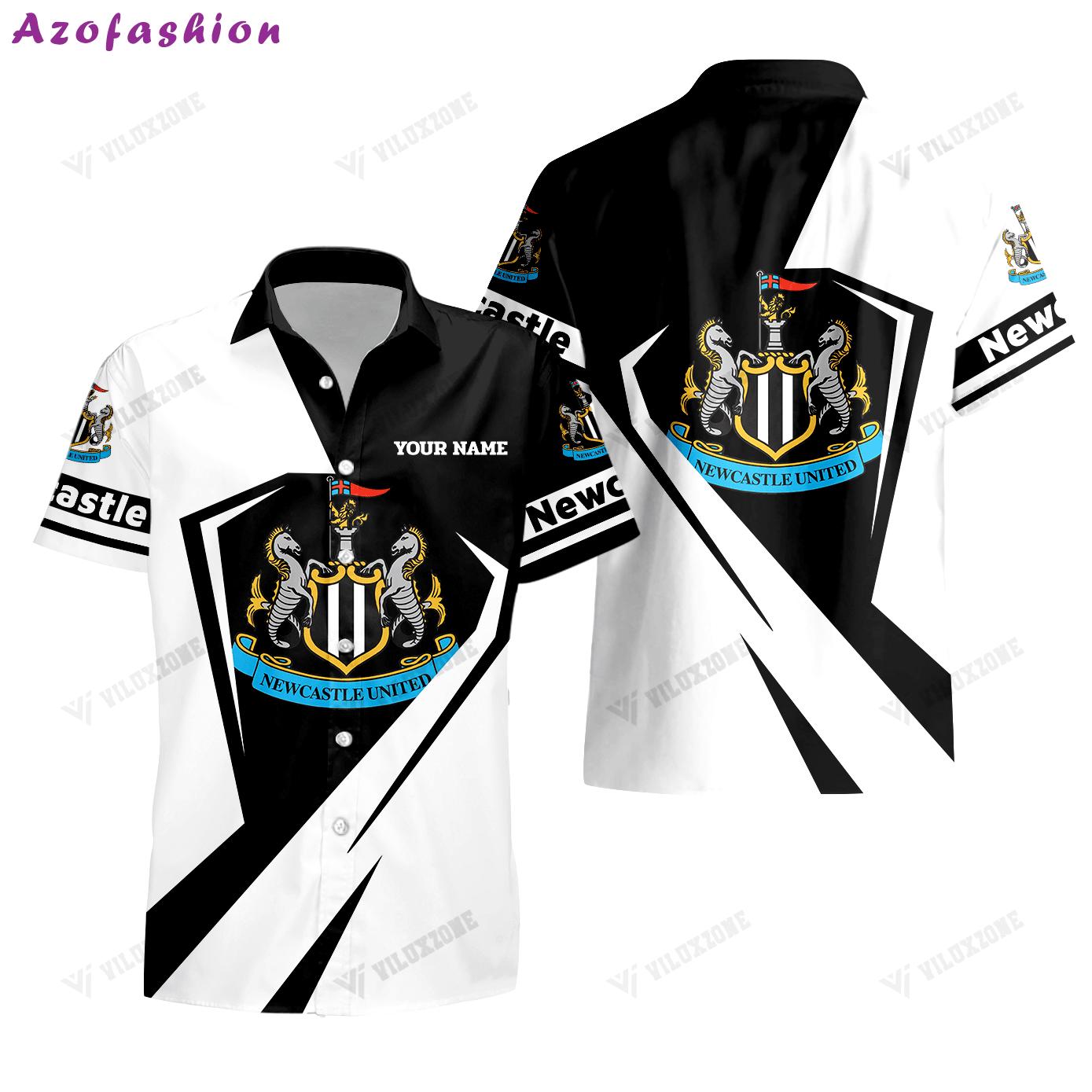 Newcastle united football club hawaiian shirt 8 Hawaii Shirt Shorts & Flip Flops