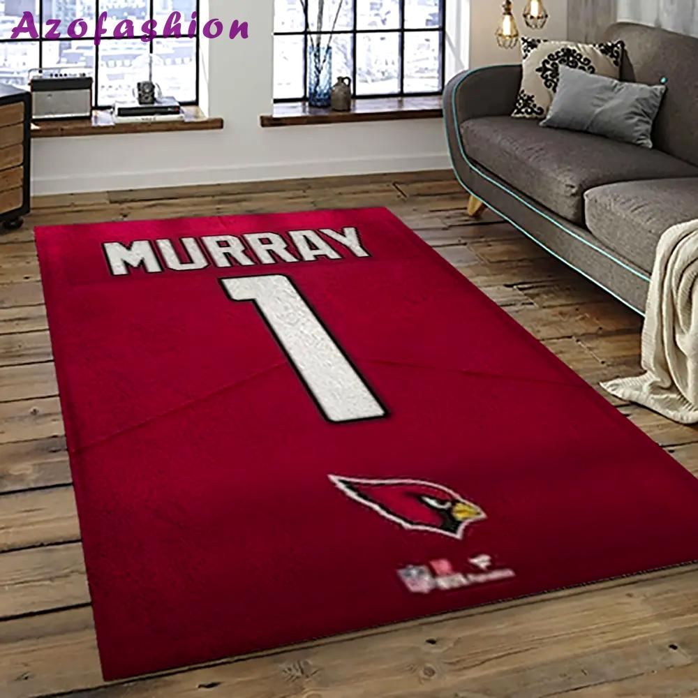 Nfl arizona cardinals football team logo sport carpet rectangle area rug for living room ac03 Rectangle Rug
