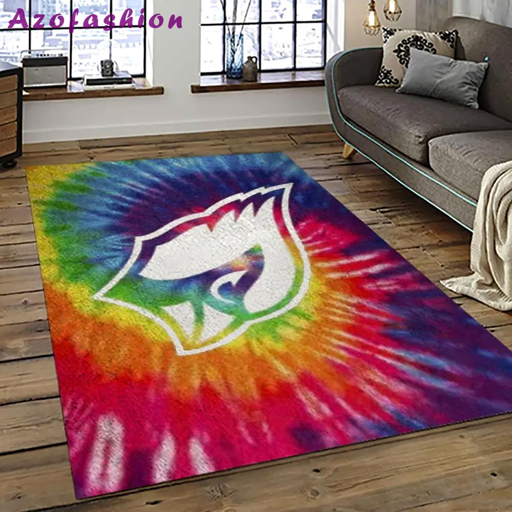 Nfl arizona cardinals football team logo sport carpet rectangle area rug for living room ac42 Rectangle Rug