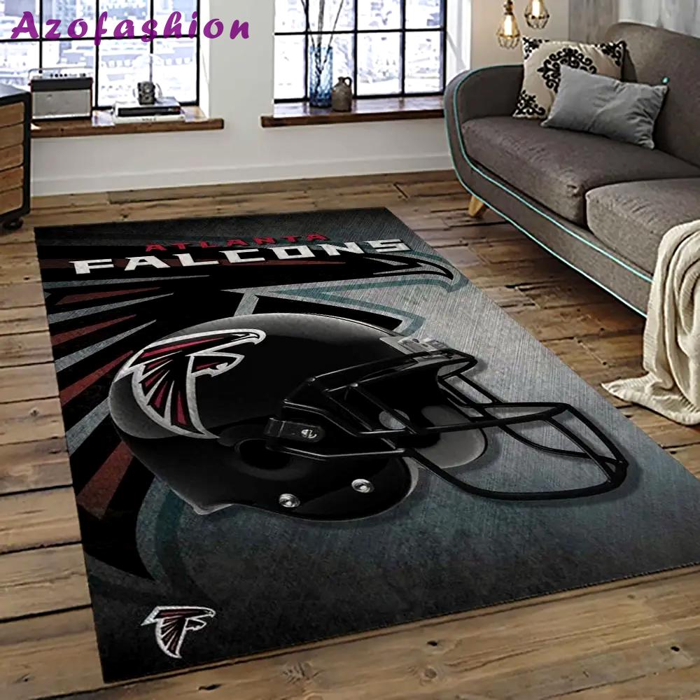 Nfl atlanta falcons football team logo sport carpet area rug home decor best gift for friends atfl6 Rectangle Rug