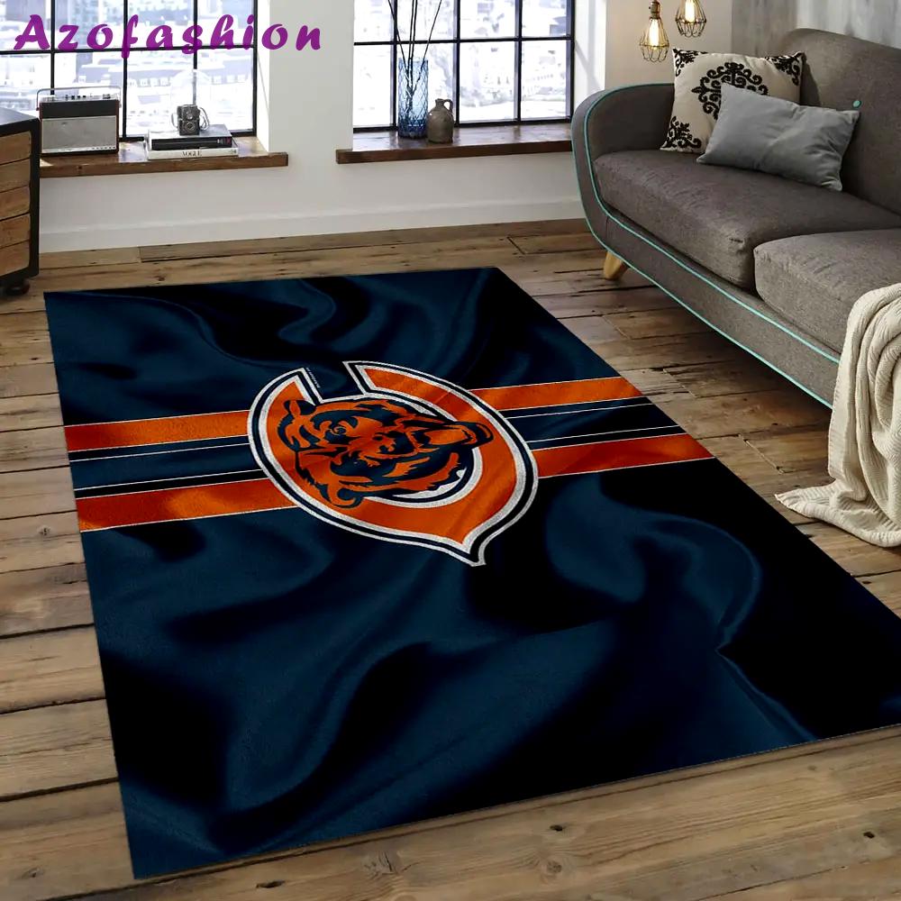 Nfl chicago bears football team logo rectangle area rug cgb07 Rectangle Rug