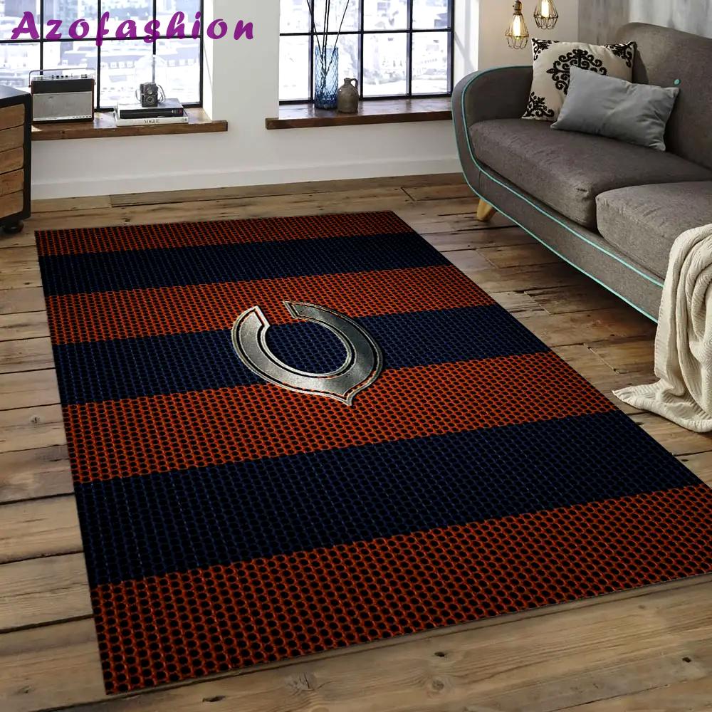 Nfl chicago bears football team logo rectangle area rug cgb16 Rectangle Rug