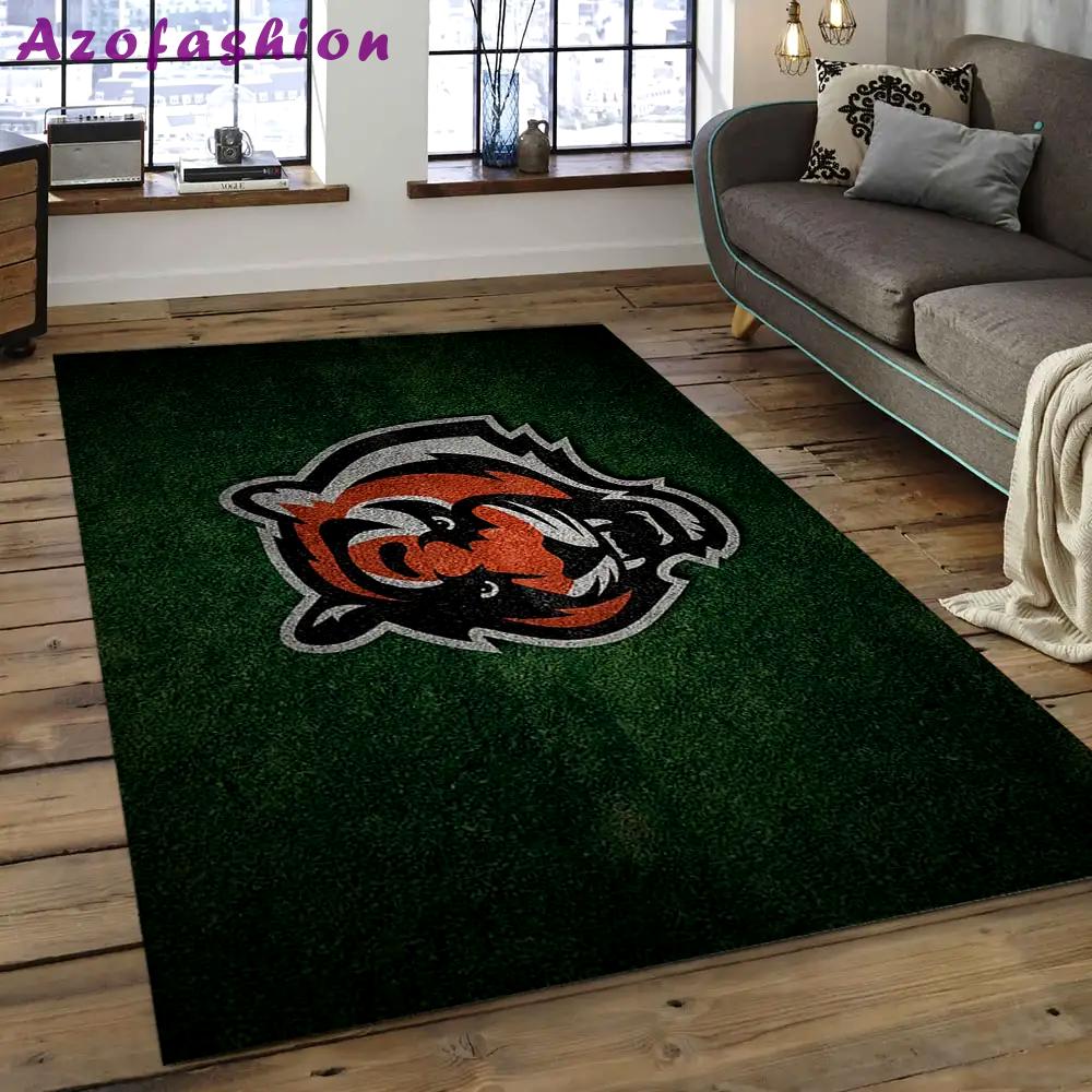 Nfl cincinnati bengals football team logo rectangle area rug ccb42 Rectangle Rug