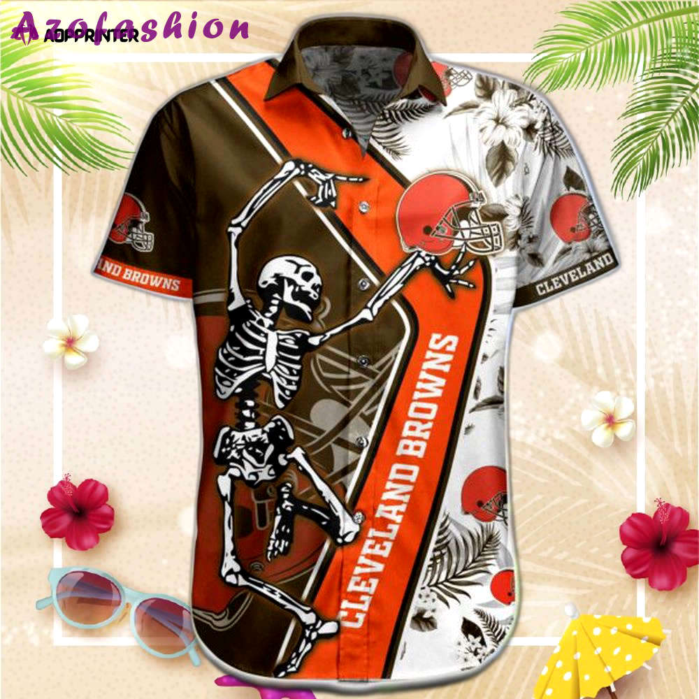 Nfl cleveland browns hawaiian shirt short summer trending Hawaii Shirt