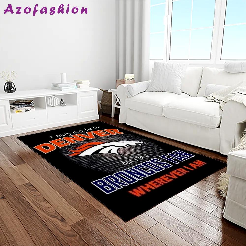 Nfl denver broncos football team logo rectangle area rug db27 Rectangle Rug