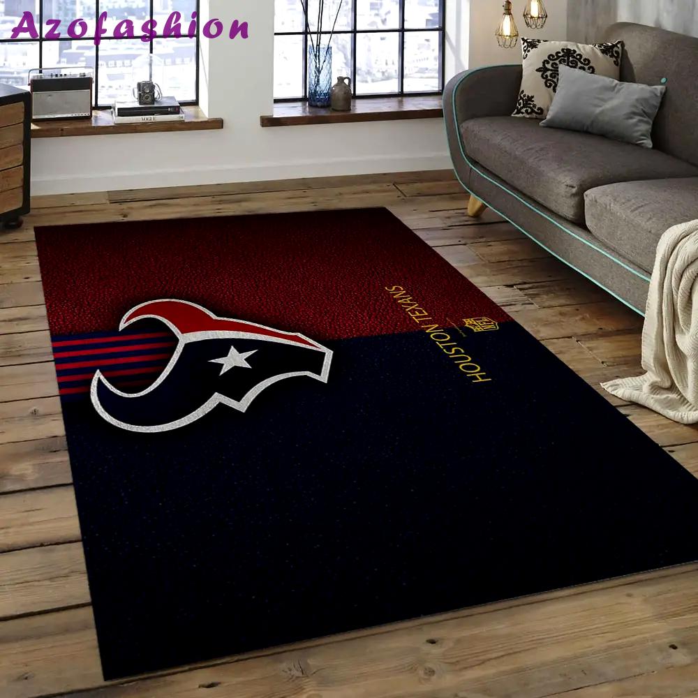Nfl houston texans football team logo rectangle area rug ht07 Rectangle Rug