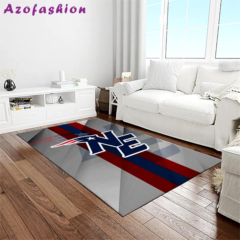 Nfl new england patriots football team logo rectangle area rug nep18 Rectangle Rug