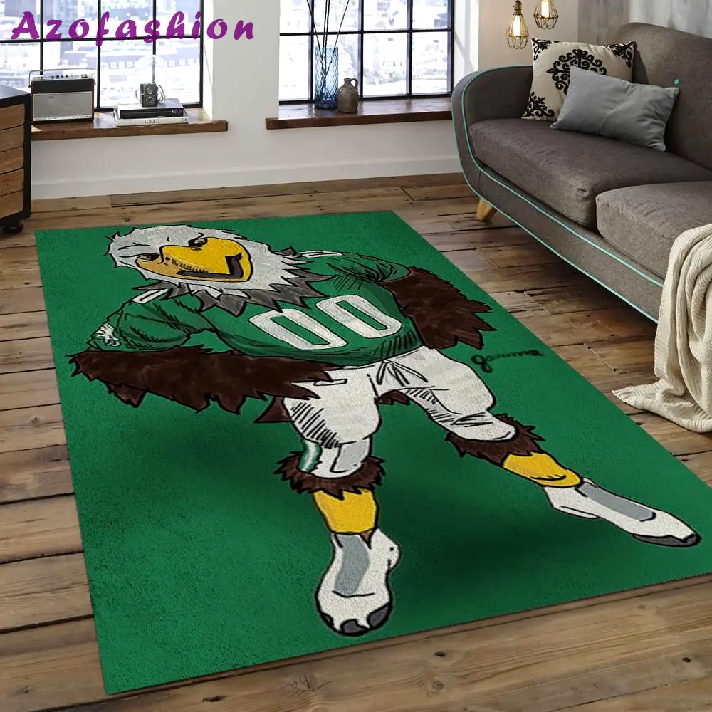 Nfl philadelphia eagles football team logo rectangle area rug pe26 Rectangle Rug