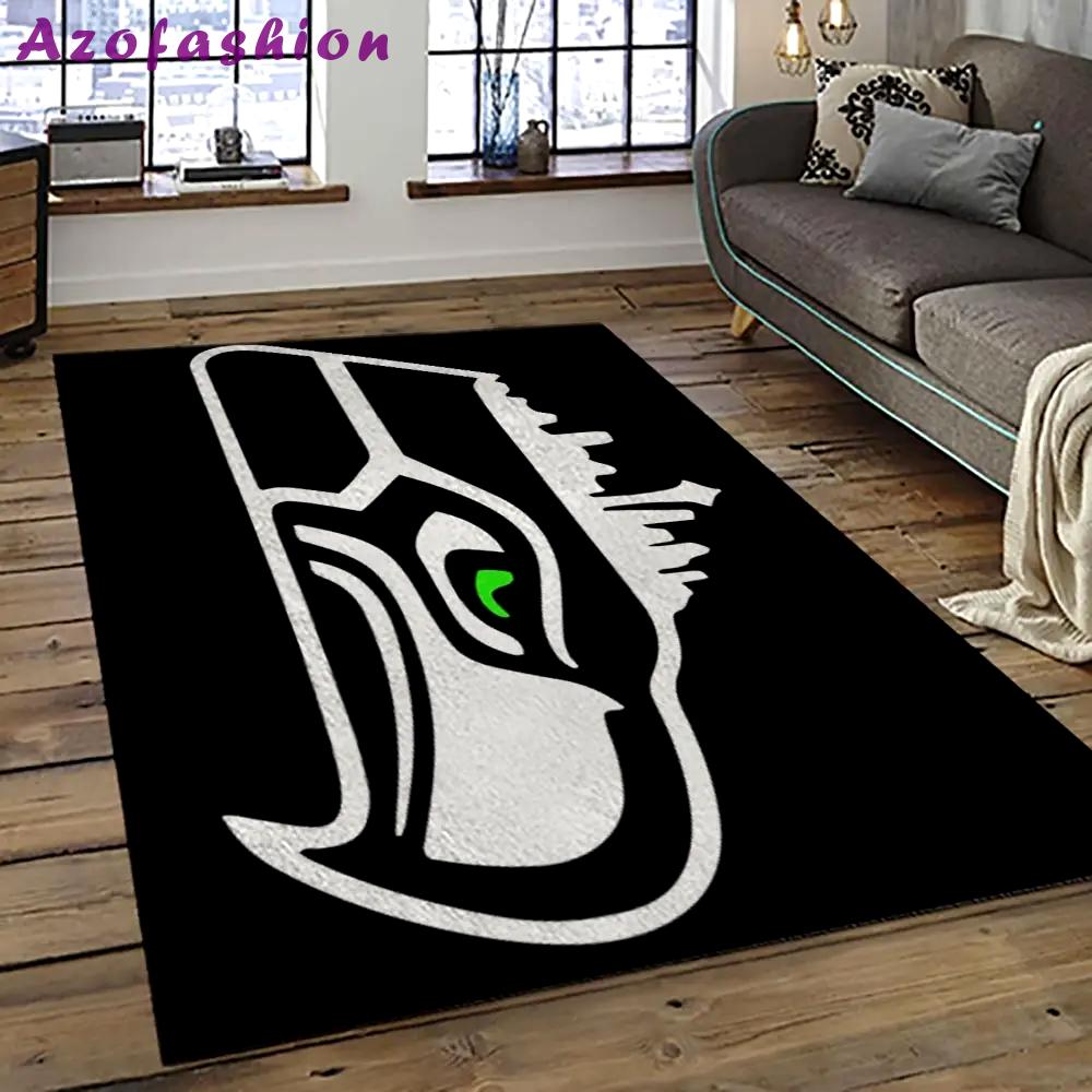 Nfl seattle seahawks football team logo sport carpet area rug home decor best gift for friends ss26 Rectangle Rug