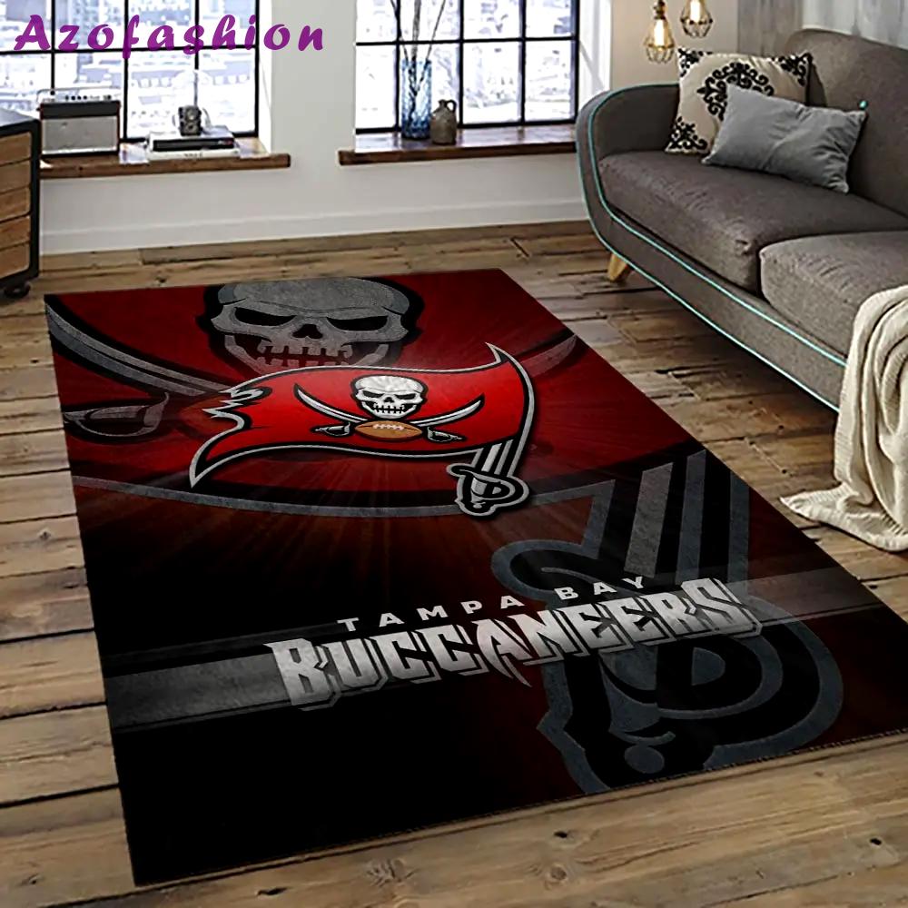 Nfl tampa bay buccaneers football team logo sport carpet area rug home decor best gift for friends tpbb1 Rectangle Rug