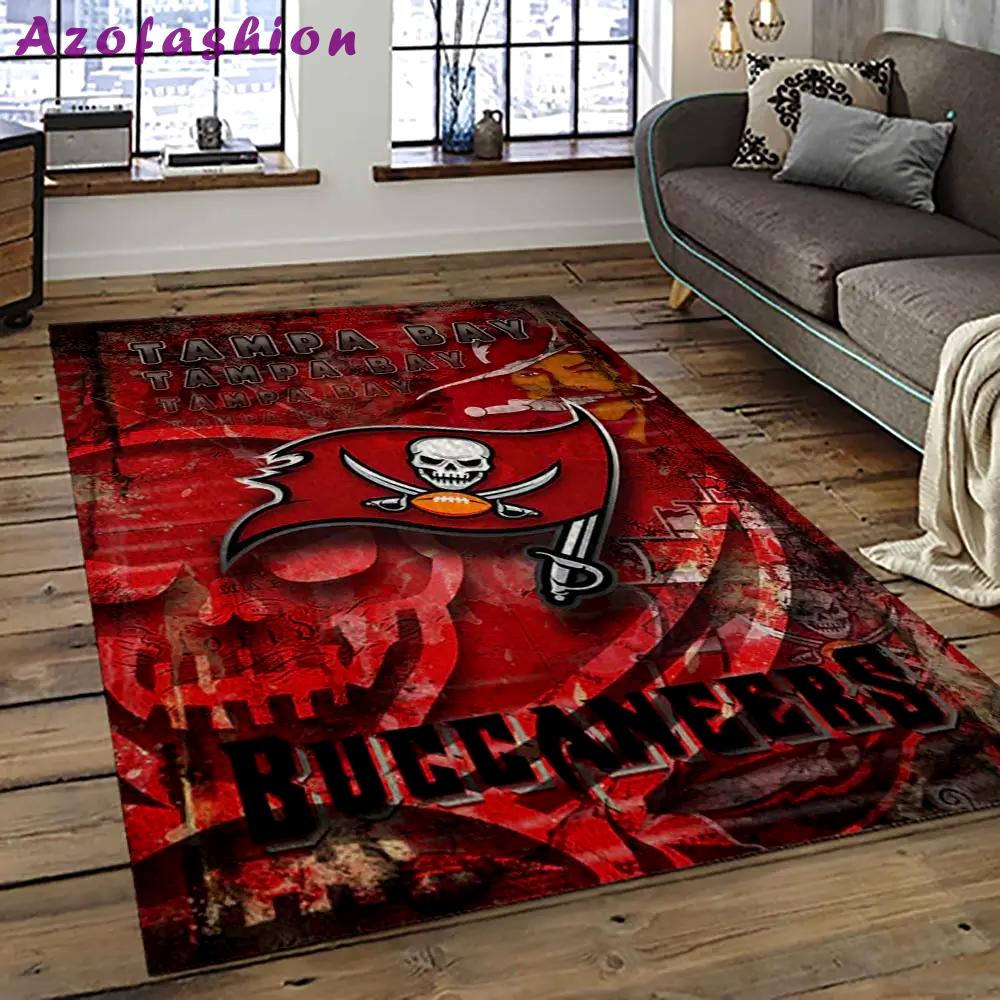 Nfl tampa bay buccaneers football team logo sport carpet area rug home decor best gift for friends tpbb36 Rectangle Rug