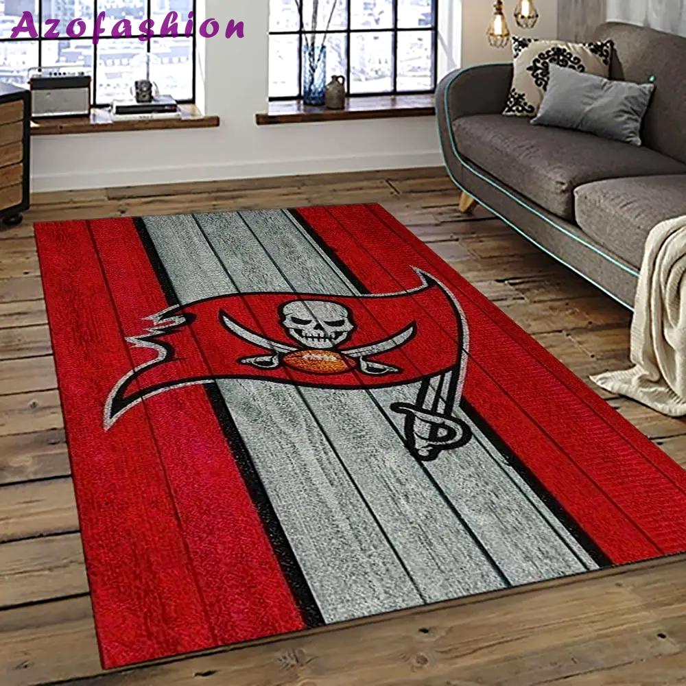 Nfl tampa bay buccaneers football team logo sport carpet area rug home decor best gift for friends tpbb63 Rectangle Rug