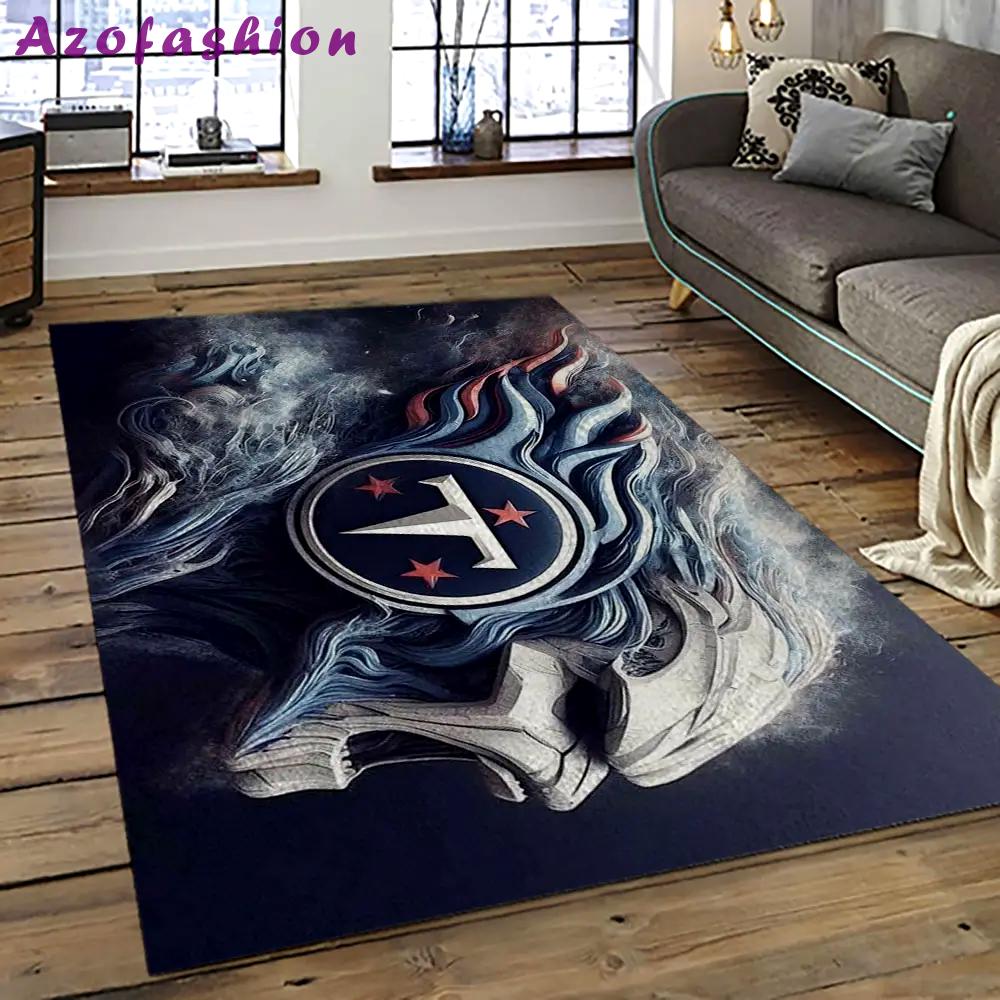 Nfl tennessee titans football team logo sport carpet area rug home decor best gift for friends tt63 Rectangle Rug