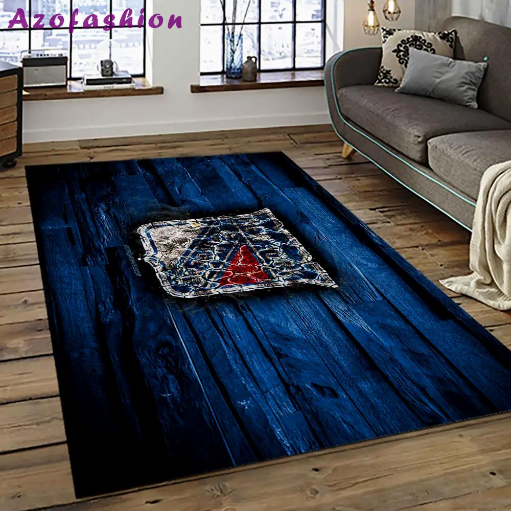 Nhl new york rangers hockey team logo sport carpet rectangle area rug for living room nyr58 Rectangle Rug