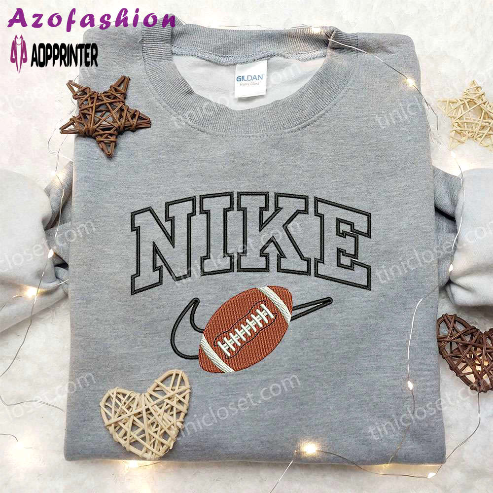 Nike american football embroidered sweatshirt – nfl sport shirt nike inspired Embroidered Shirt