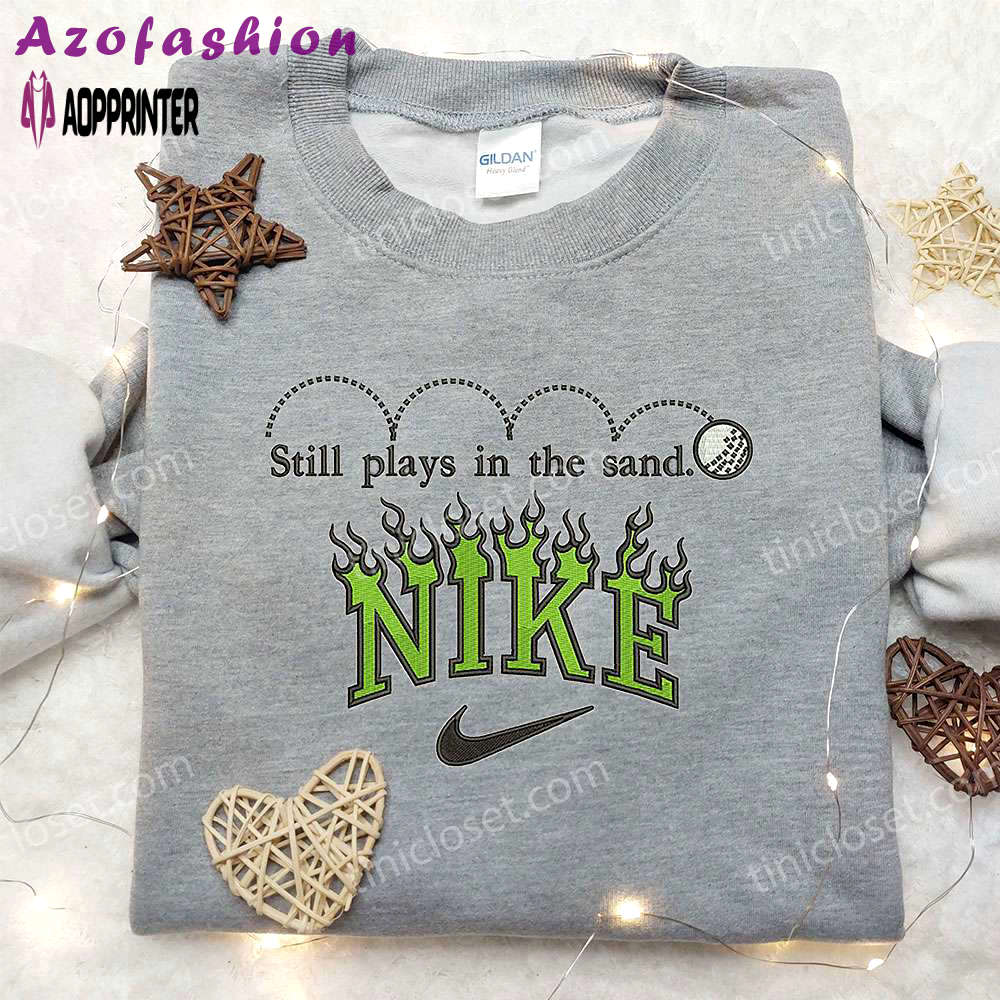 Nike baseball embroidered sweatshirt: mlb sport inspired shirt Embroidered Shirt