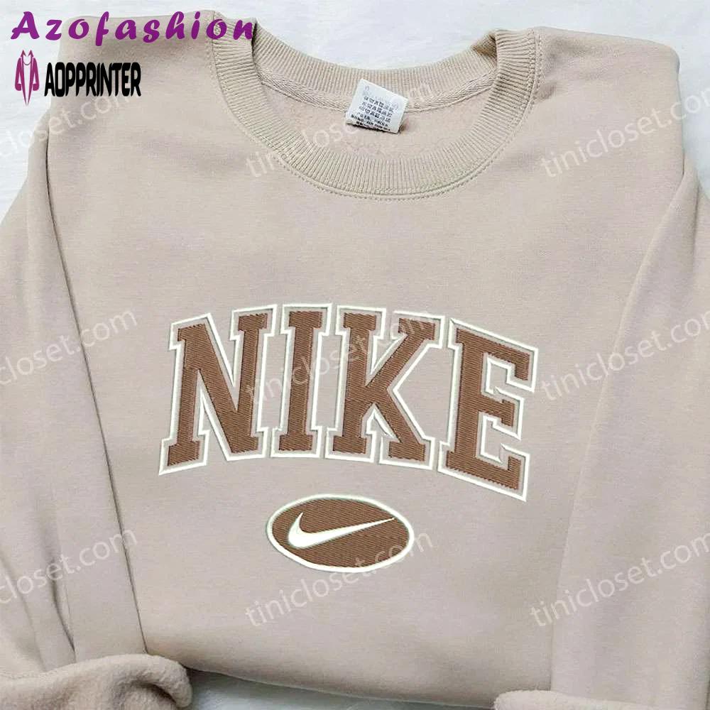 Nike vintage embroidered sweatshirt & shirt: best birthday gift ideas Embroidered Shirt