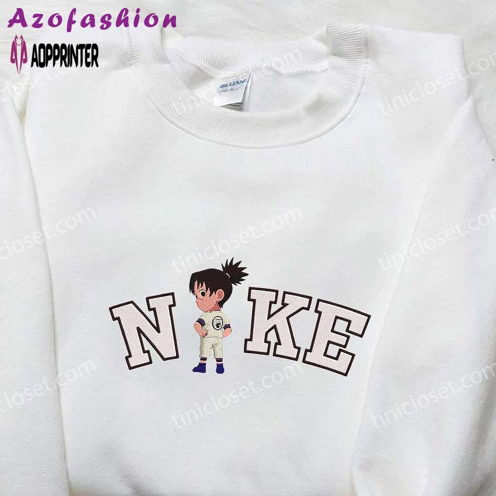 Nike x chibi iruka umino & naruto embroidered shirt: unique nike inspired design Embroidered Shirt
