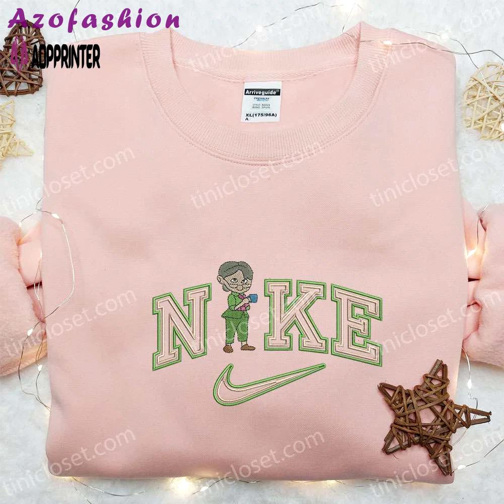 Nike x ellie fredricksen embroidered sweatshirt disney shirt nike inspired t-shirt Embroidered Shirt