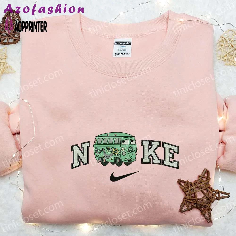 Nike x fillmore cars embroidered sweatshirt disney pixar hoodie & custom t-shirt Embroidered Shirt