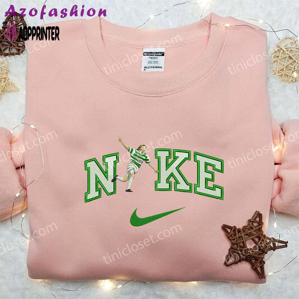 Nike x henrik larsson embroidered shirt celtics football club best gifts for football fans Embroidered Shirt