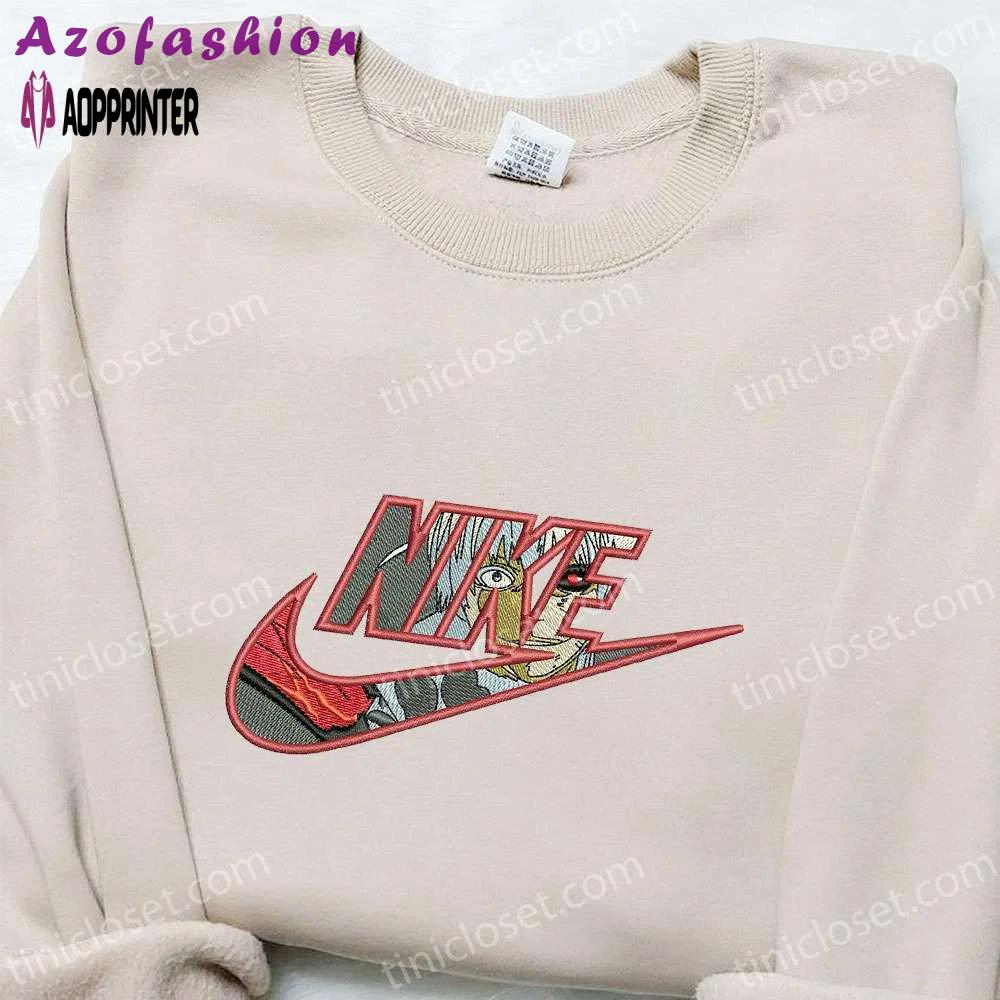 Nike x ken kaneki anime embroidered sweatshirt: tokyo ghoul hoodie perfect family birthday gift Embroidered Shirt