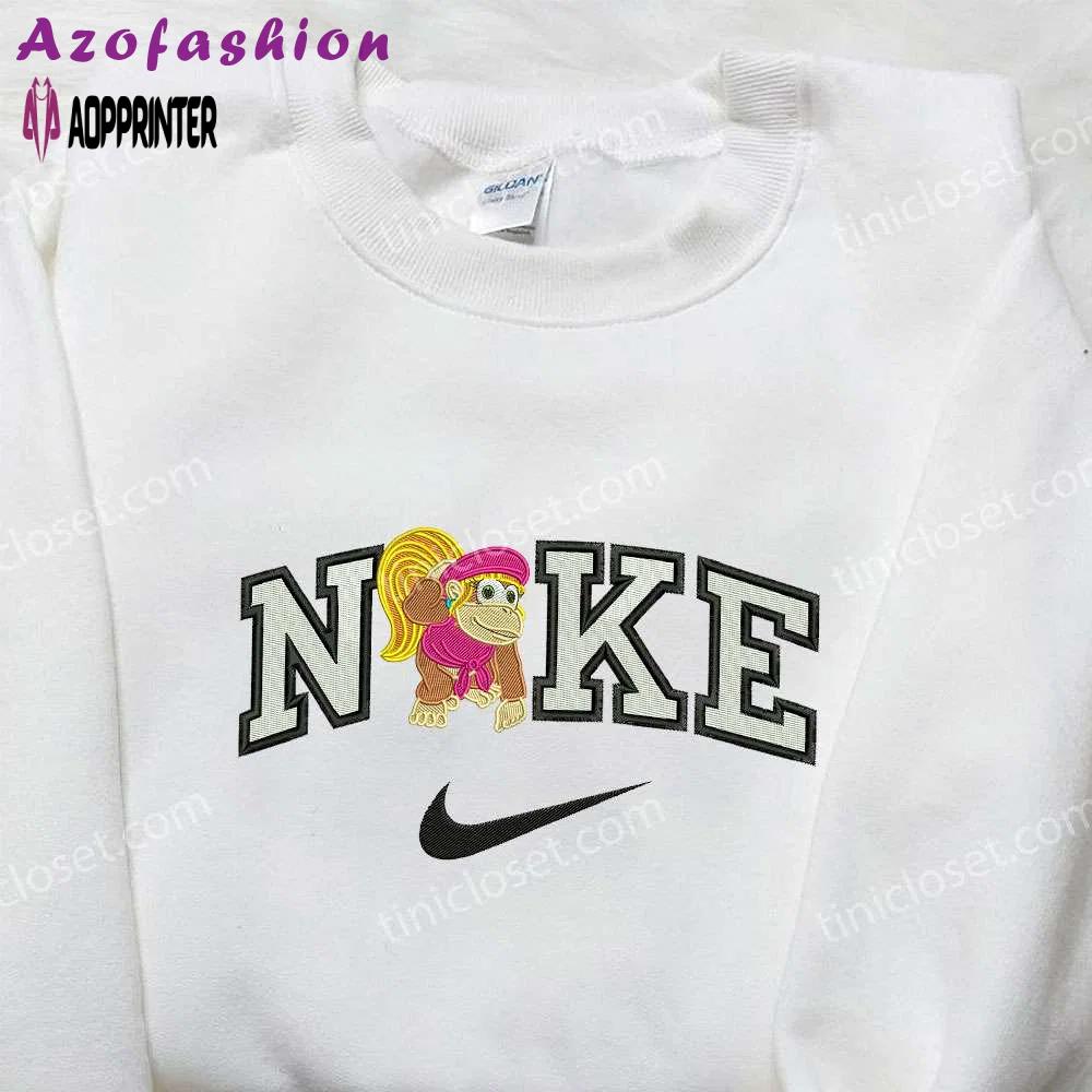 Nike x lady kong embroidered shirt: movie-inspired nike fashion for women Embroidered Shirt
