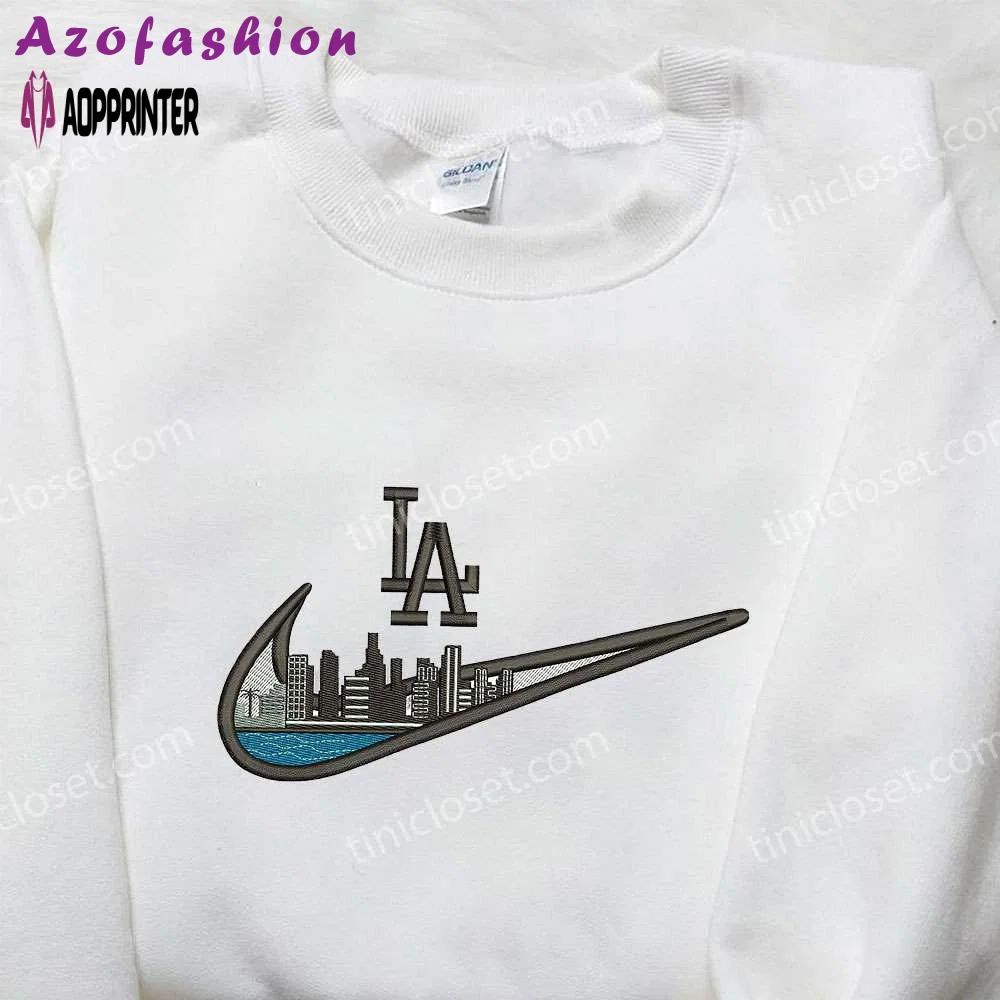 Nike x los angeles city & nature embroidered shirts – inspired nike designs Embroidered Shirt