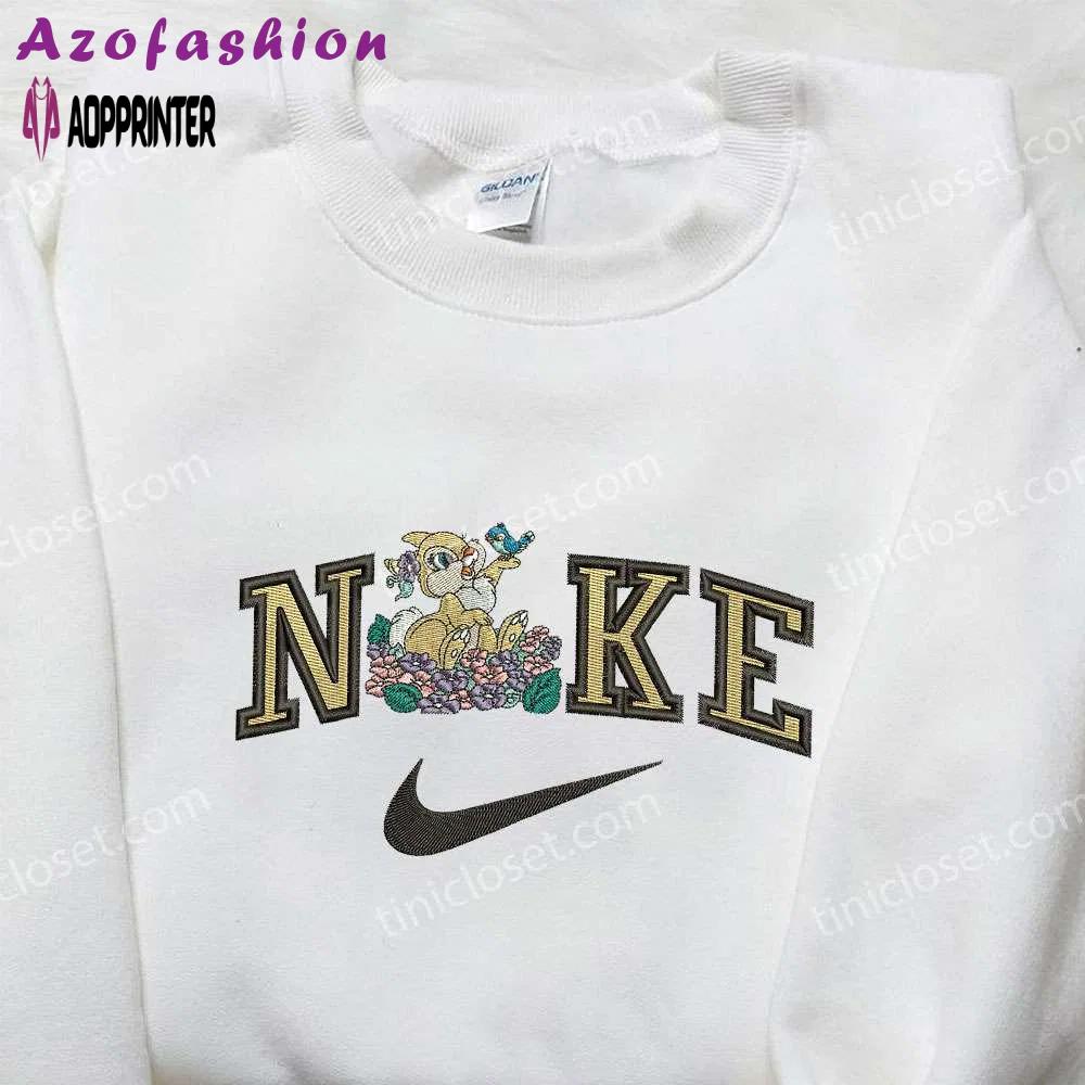 Nike x miss bunny embroidered shirt: disney cartoon inspired apparel Embroidered Shirt