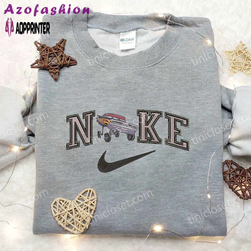 Nike x ramone & pixar cars embroidered sweatshirt & shirt – unique nike inspired designs Embroidered Shirt