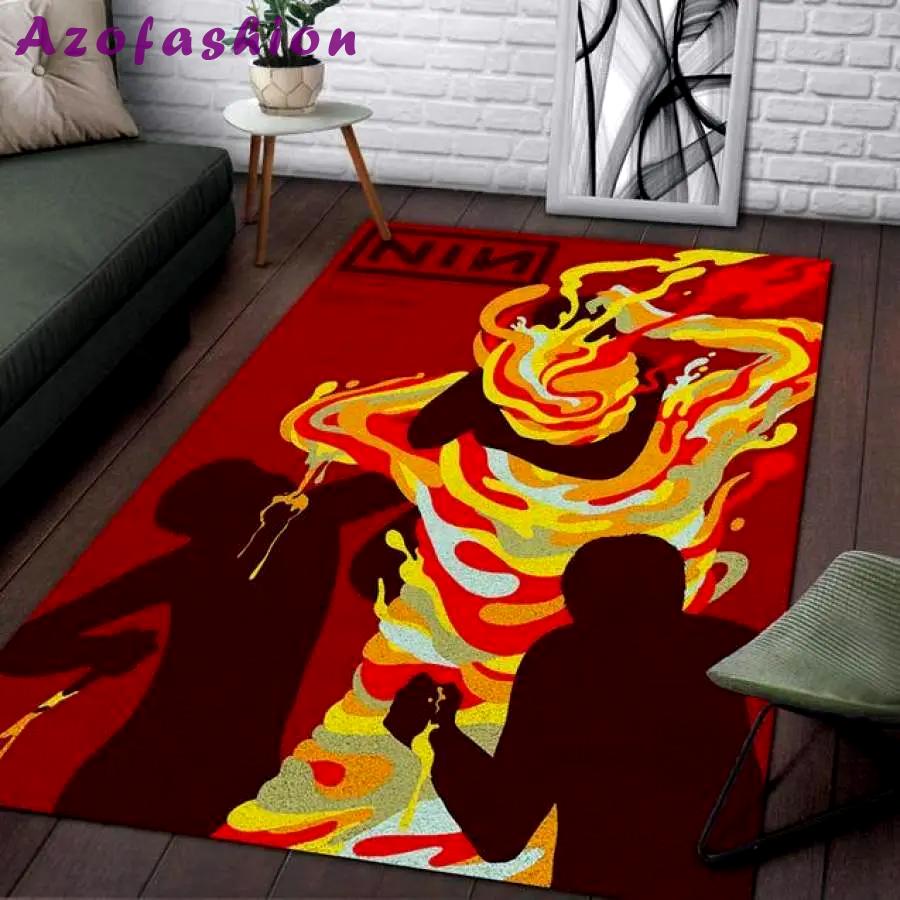 Nin area rug living room rug home decor home decor bedroom living room decor Rectangle Rug