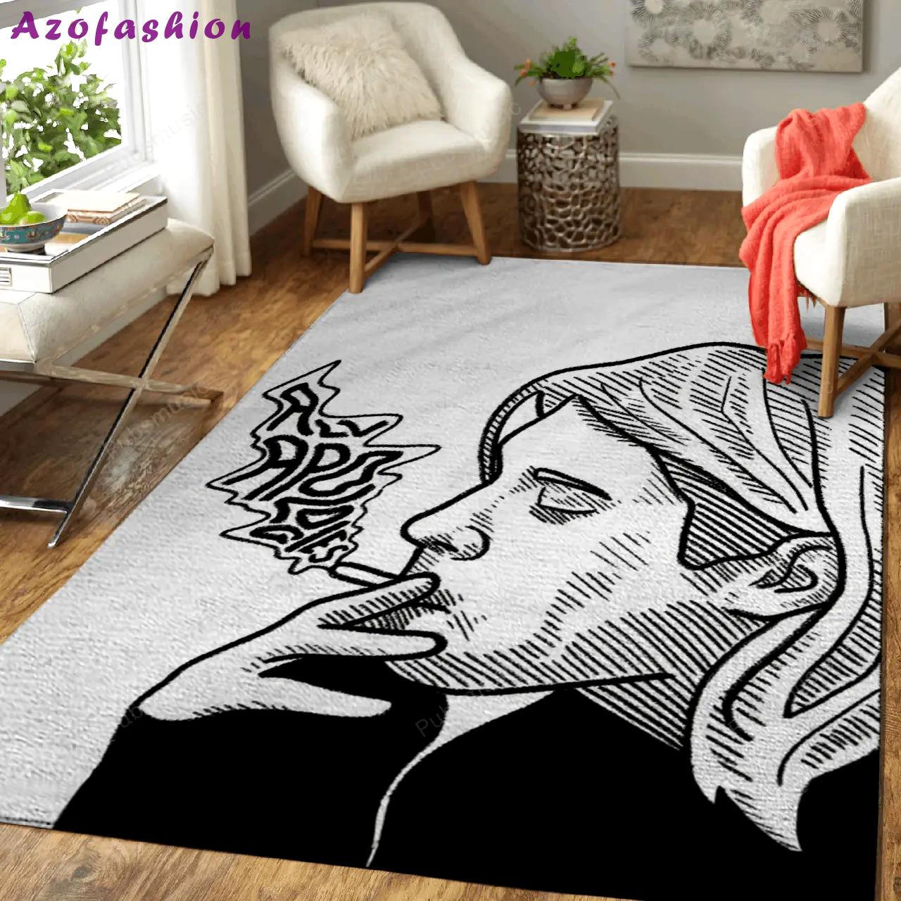Nirvana all apologies music art for fans area rug living room carpet rug regtangle carpet floor decor home decor Rectangle Rug
